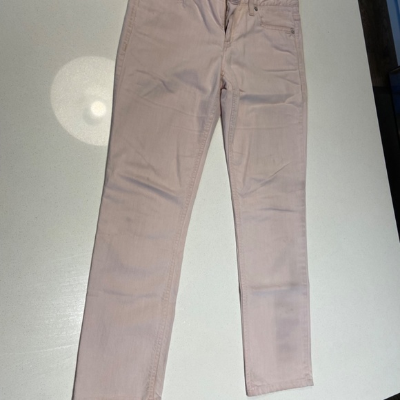 Theory light pink straight leg jeans - Picture 2 of 2